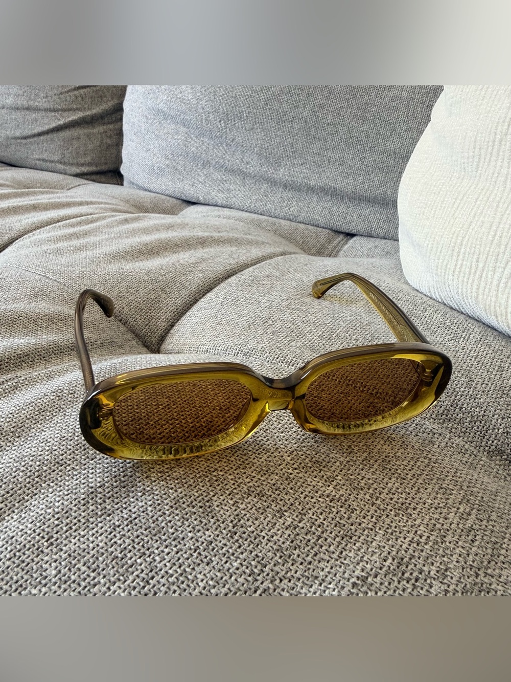 Crap Eyewear THE BIKINI VISION in Crystal Kelp / Mustard